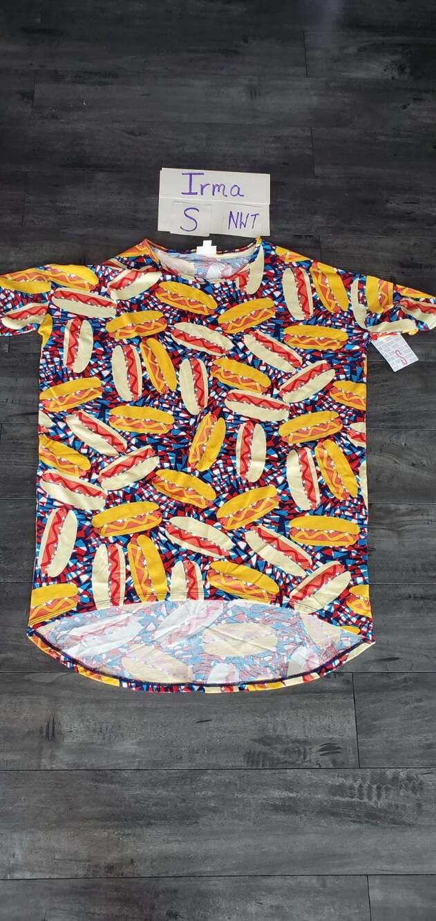 ** Lularoe Americana Irma S Hot Dog new
